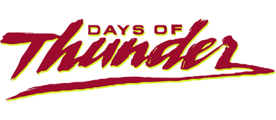 Days of Thunder logo for ZX Spectrum